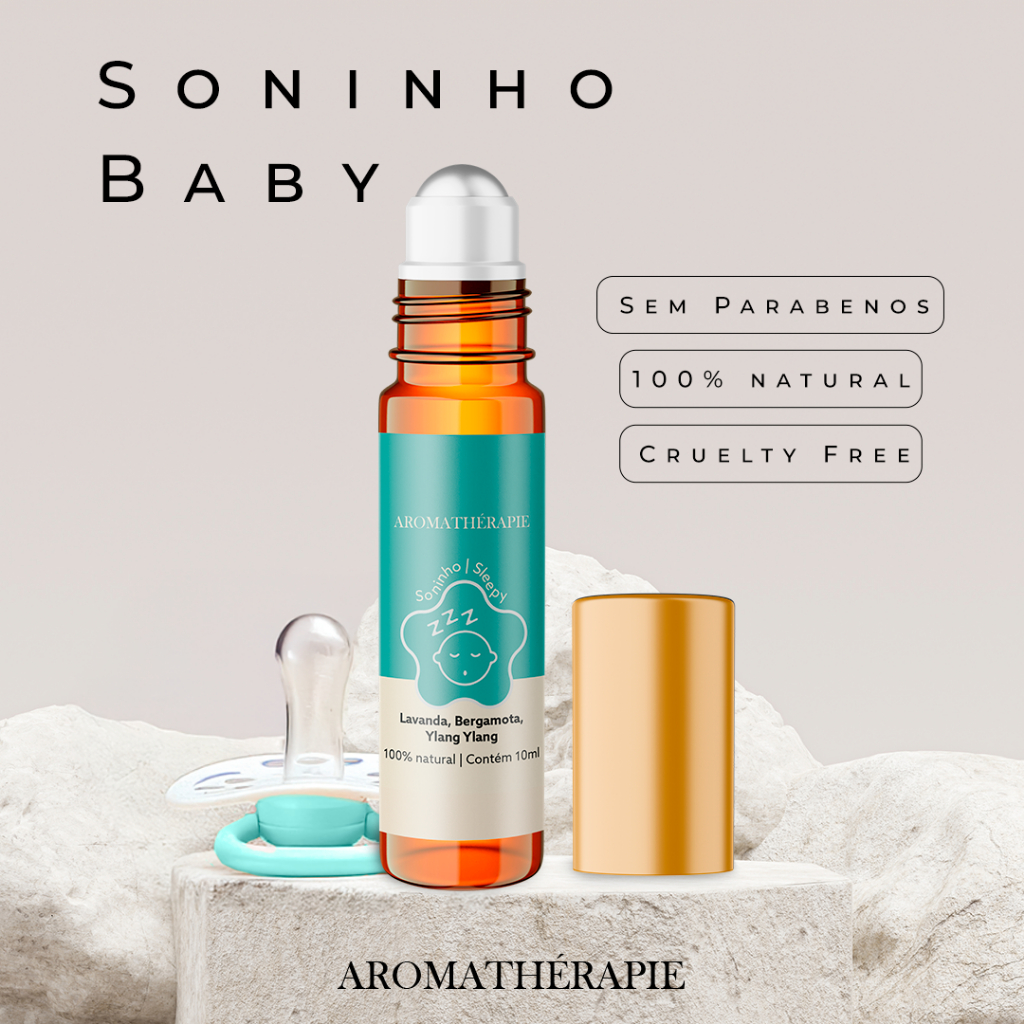 Aromaterapia Soninho Bebê Natural Blend Óleos Essenciais Aromathérapie