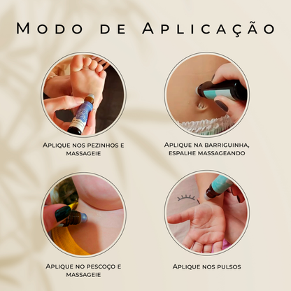 Aromaterapia Soninho Bebê Natural Blend Óleos Essenciais Aromathérapie