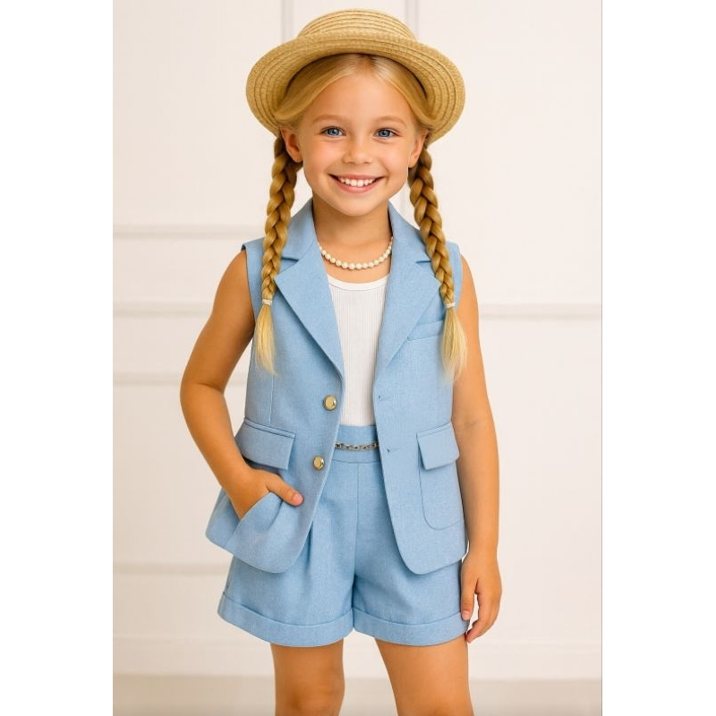 conjunto infantil menina roupa para criança natal final de ano social alfaitaria luxo
