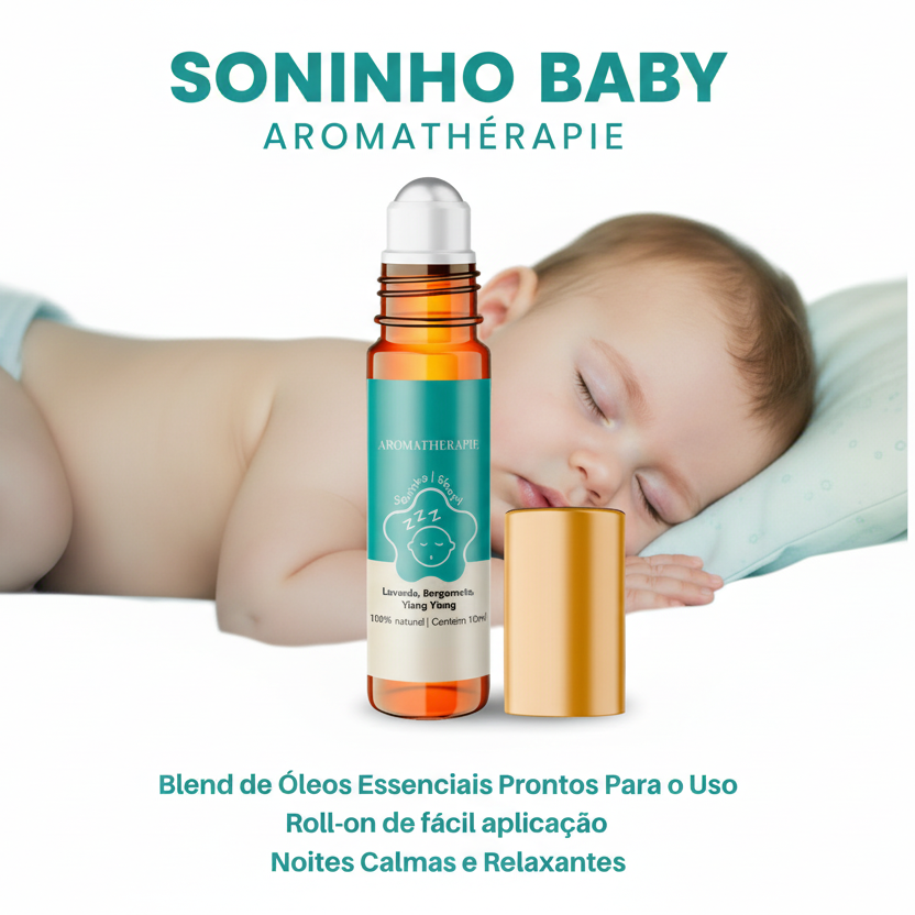 Aromaterapia Soninho Bebê Natural Blend Óleos Essenciais Aromathérapie