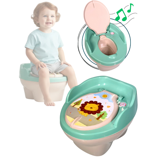Troninho Infantil Musical 3x1 Penico Assento Redutor Criança Menino Menina