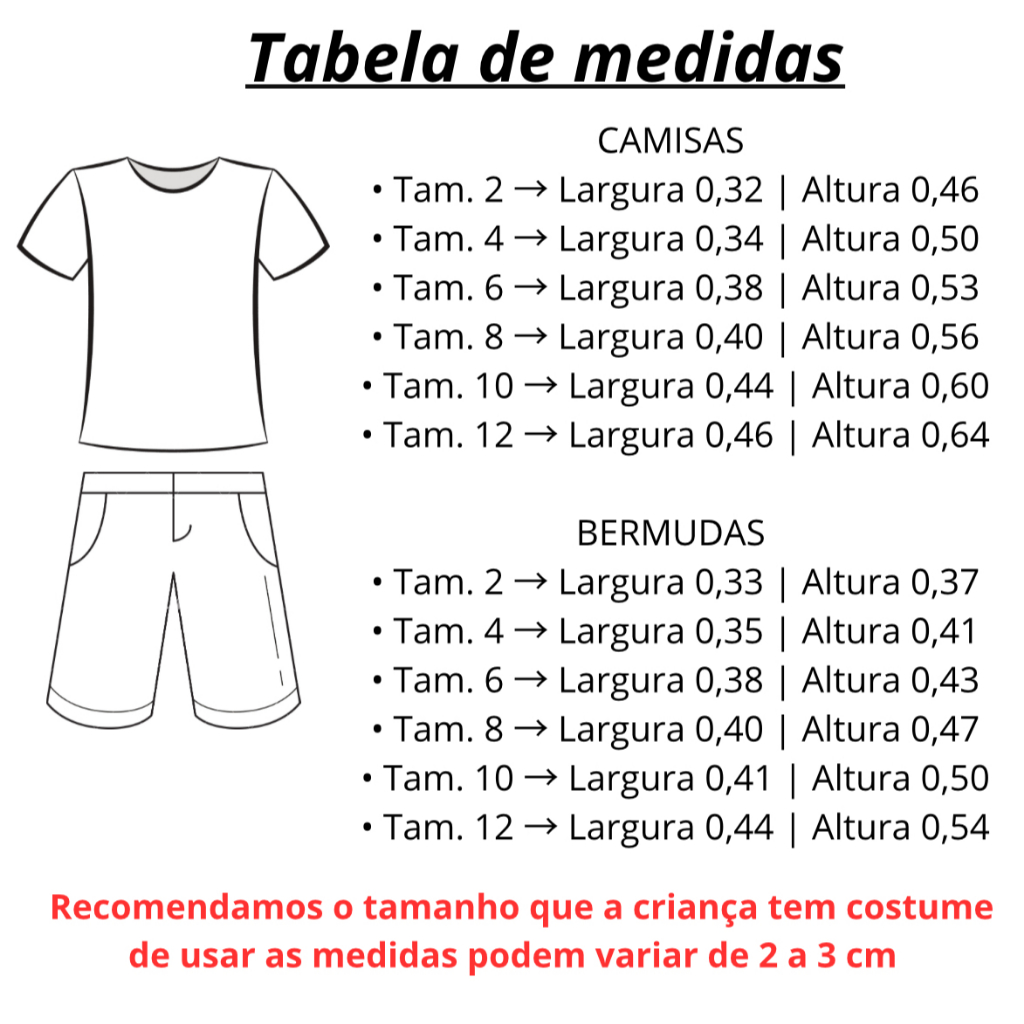 Conjunto Infantil Masculino Verão Camiseta + Bermuda Dry Fit Roupas Menino 2 ao 12 Anos Estiloso