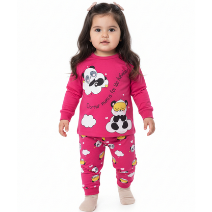 Conjunto Pijama Infantil 100% Algodão