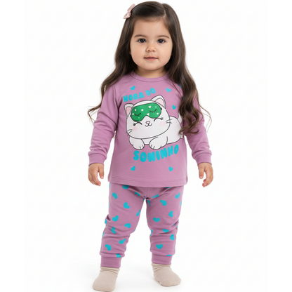 Conjunto Pijama Infantil 100% Algodão