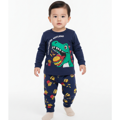 Pijama Bebe Menino Manga Longa