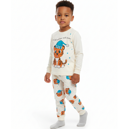 Pijama Infantil Masculino Manga Longa com Calça