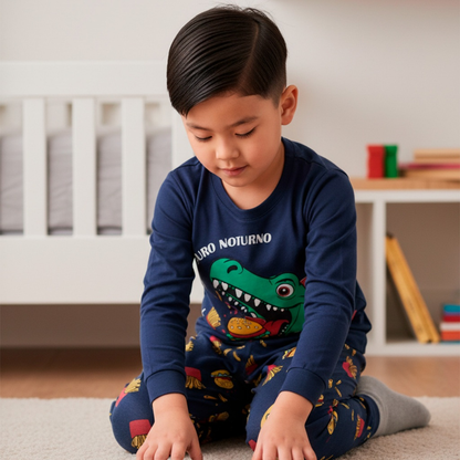Pijama Bebe Menino Manga Longa – Escolha Seu Modelo, com Estampas Fofas e Conforto Infantil Masculino Frio Inverno l03