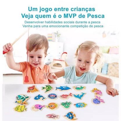 Varinhas de pesca com ímã do jogo de pescaria