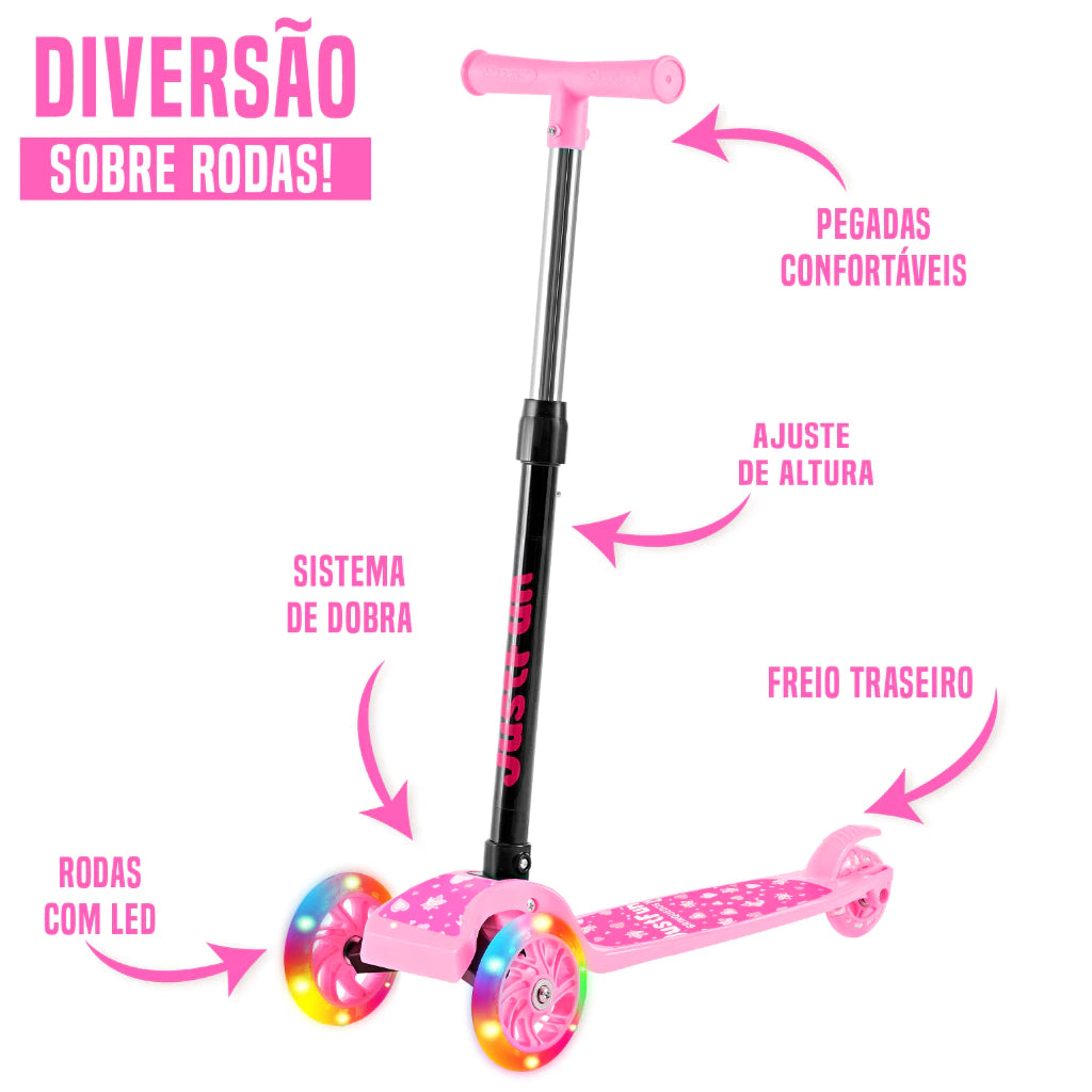 Patinete infantil 3 rodas - presente Dia das Crianças