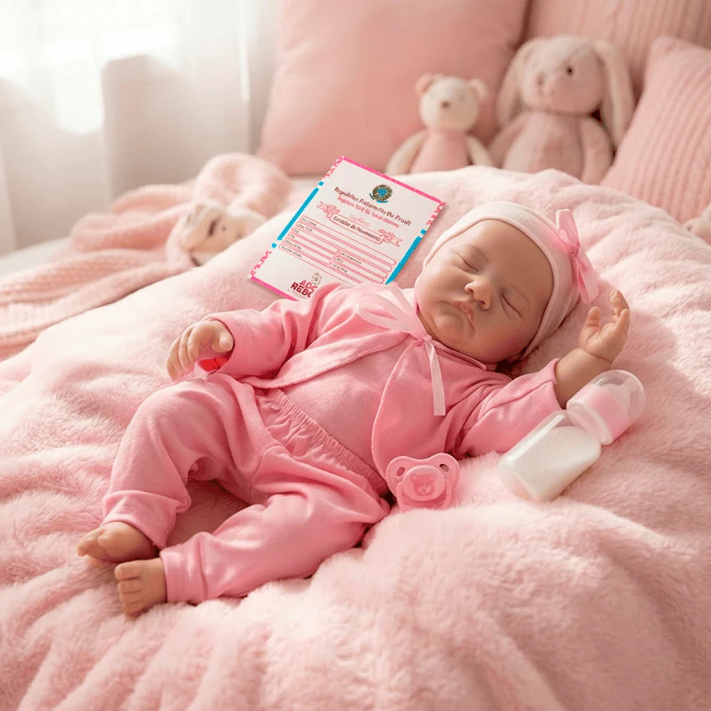 Bebê Reborn realista menino ou menina - detalhe do rosto