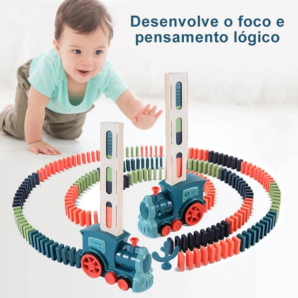 Trem Dominó Automático Brinkids