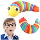 Lagarta sensorial 3D brinquedo interativo infantil com texturas

