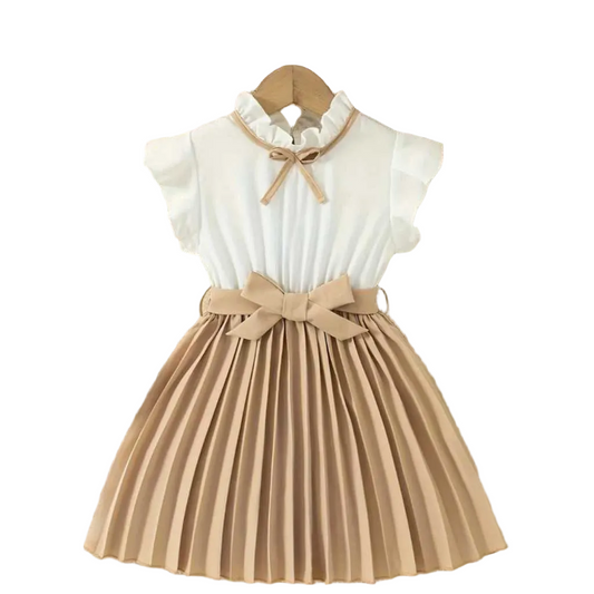 Vestido Plissado Princesa Menina Infantil/Juvenil para Festa Look Luxo e Elegância