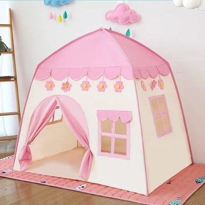 Barraca infantil castelo casinha de brincar com janelas